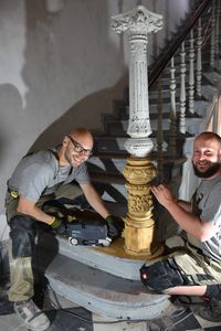 Restaurierung einer klassischen Treppe